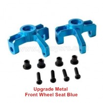 wltoys 144001 upgrade parts Metal Front Wheel Seat Blue