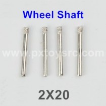 Pxtoys 9307E RC Car Parts 2X20 Wheel Shaft P88015
