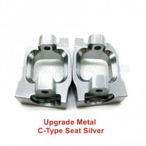 wltoys 144001 rc car upgrade parts Metal C-Type Seat Silver
