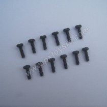 HBX 12889 Thruster Parts 2.6X8mm Round Head Self Tapping Screw S018