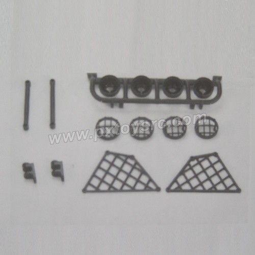 HBX 12815 Protector Parts Light Stand+Light Grill+Side Shield Grill 12764