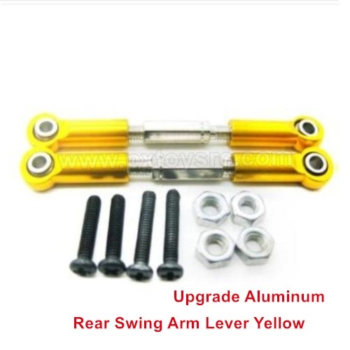LC Racing EMB 1/14 Car upgrade Metal Rear Swing Arm Lever Yellow