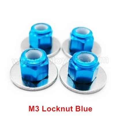 wltoys 144001 upgrade parts Metal Locknut Blue