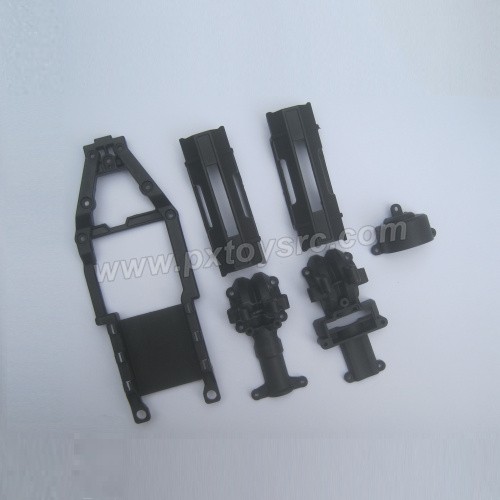 HBX 12815 Protector Parts Gear Box Housing+Upper Deck+Battery Cover 12601R