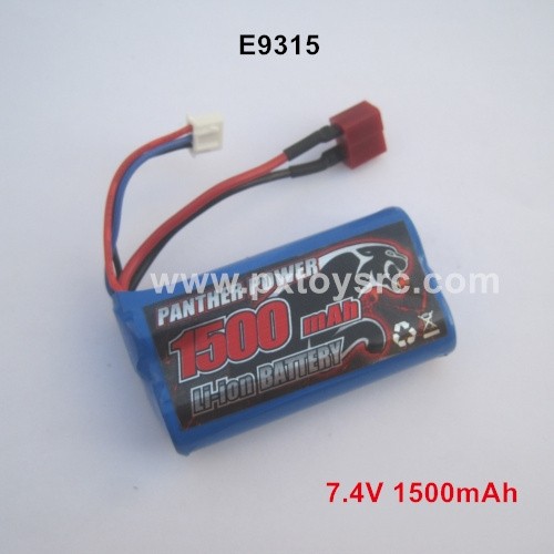 Remo 7.4V 1500mAh Lipo Battery For 1625 1/16 RC Car T Plug