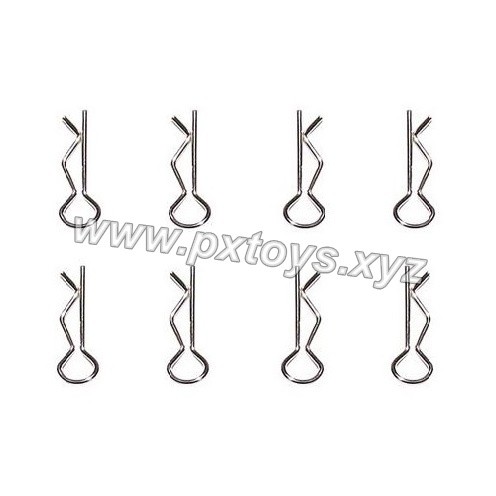 HBX 18859e Rampage Parts Body Clips, Shell Pin  H021