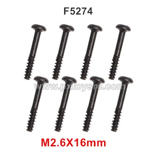 REMO 1665 Sevor Parts Screws M2.6X16mm F5274