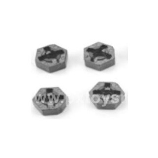 HBX 16889 16889A 1/16 Buggy Truck Parts Wheel Hex 12010