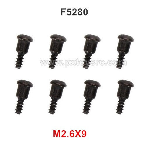 REMO 1665 Sevor Parts Screws M2.6X9mm F5280