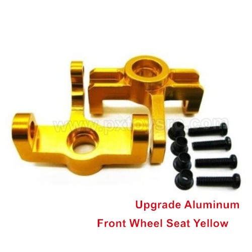 lc racing 1/14 Upgrade Front Wheel Seat Yellow