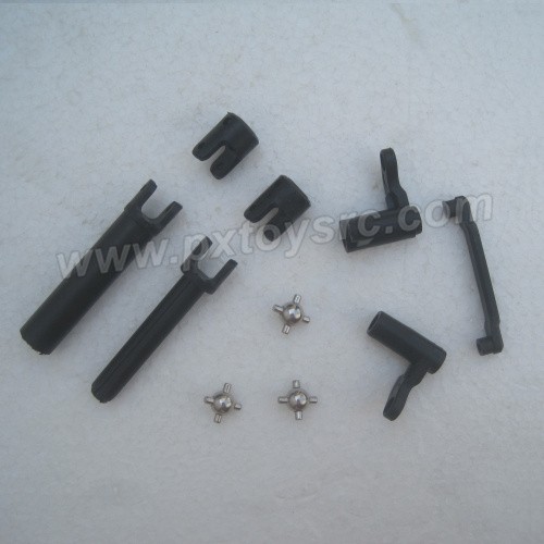 HBX 12889 Thruster Parts Centre Rear Drive Shaft+Steering Bushes 12705