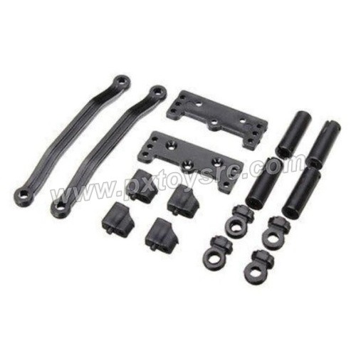 HBX 2078C spare parts Rudder Base+Shock Absorber Lower Sleeve+Steering Rod 24963