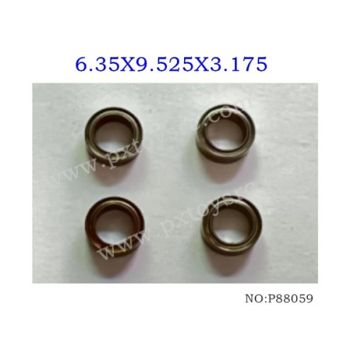 ENOZE RC Car Screw Parts 6.35X9.525X3.175 Ball Bearing P88059 For 9000E 9002E