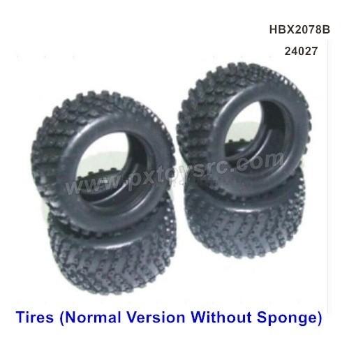 HBX 2078B rc car parts-Tires (Normal Version Without Sponge) 24027 