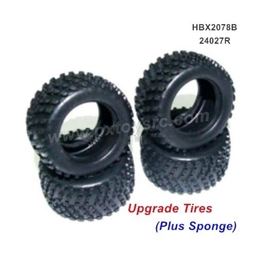HBX 2078B upgrade Parts-Tires (Plus Sponge) 24027R