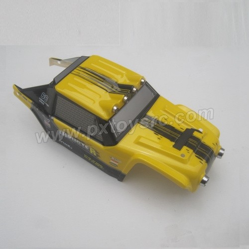 HBX 12889 Thruster Parts Body Shell, Car Shell-Yellow 889-B001