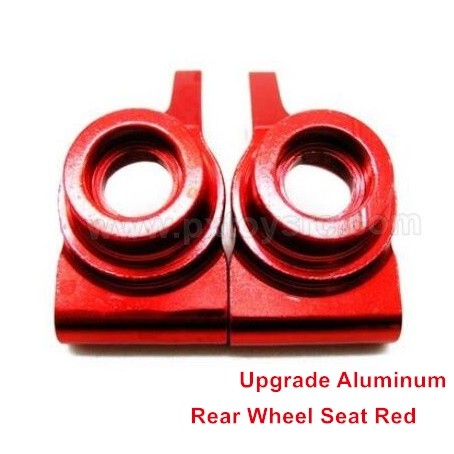 wltoys 144001 parts upgrade Metal Rear Wheel Seat Red
