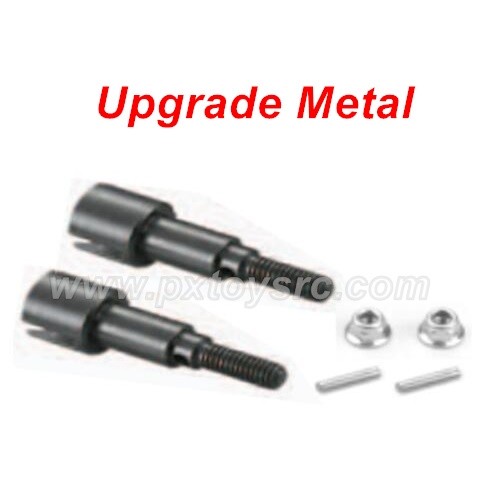 HBX 16889 16889A Upgrade Metal Rear Wheel Shafts Set M16107,