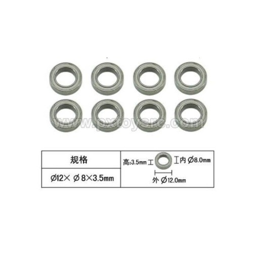 Feiyue FY-08 Brushless Parts 12X8X3.5 Ball Bearing W12046