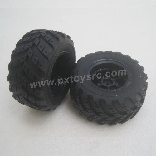 HBX Survivor Mt 12813 Parts Wheels Complete(Truck) 12621