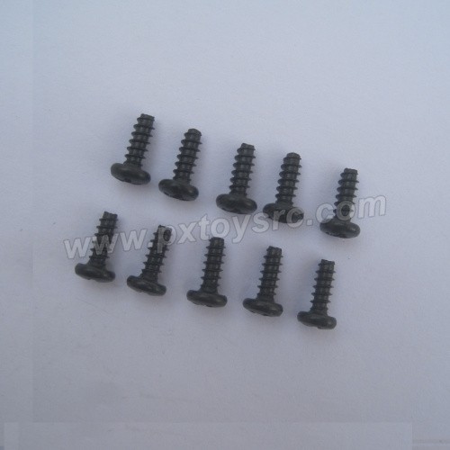 HBX 12889 Thruster Parts 3X8 Round Head Self Tapping Screw S003