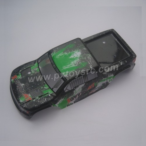 HBX Survivor Mt 12813 Parts Car Shell-Green 12688