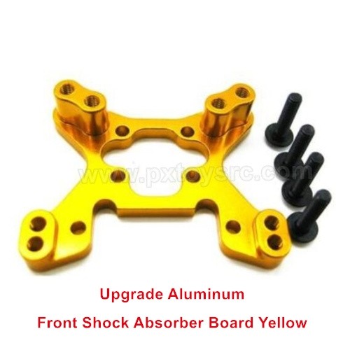 lc racing upgrade Metal Front Shock Absorber Board Yellow