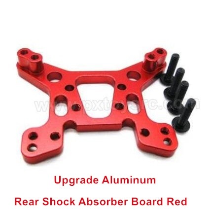 wltoys 144001 car parts upgrade Metal Rear Shock Absorber Board Red