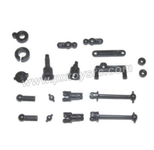 HBX 2078A spare parts-Dogbones Drive Shaft+Drive Cups+Steering Bushings 24016