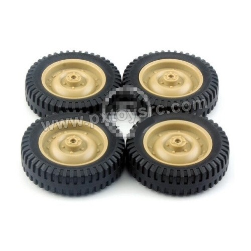 JJRC Q65 D844 Crawler Military Truck Parts Tire