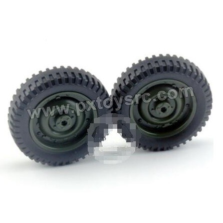 JJRC Q65 D844 Crawler Military Truck Parts Tire, Wheel-Green