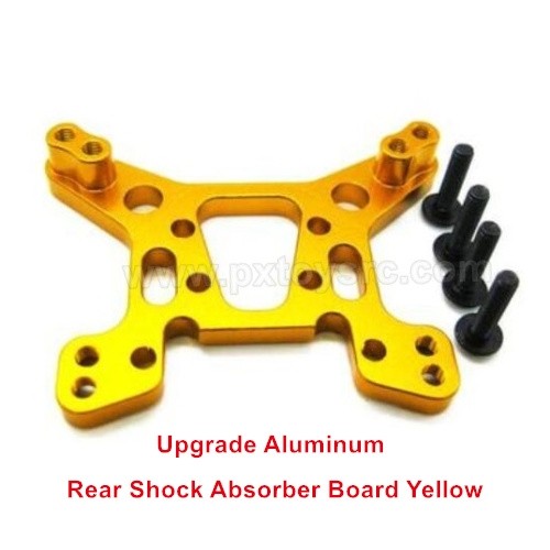 wltoys 144001 parts upgrade Metal Rear Shock Absorber Board Yellow