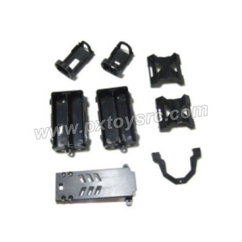 HBX 2078D rc car parts Battery Cover+Upper Deck+Motor Mount 24015