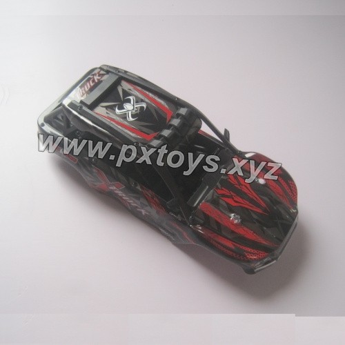 xinlehong 9137 truck parts Car Shell, Body Shell Red 37-SJ05