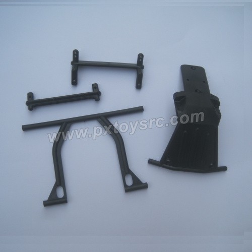HBX 12815 Protector Parts Front Bumper+Body Posts 12765