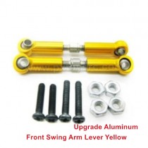 wltoys 144001 upgrade Metal Front Swing Arm Lever Yellow