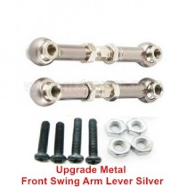 wltoys 144001 upgrades Metal Front Swing Arm Lever Silver