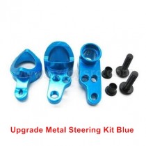 LC Racing EMB 1/14 Car upgrade parts Metal Steering Kit Blue