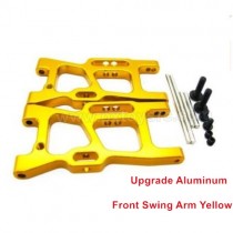 lc racing 1/14 upgrade parts Metal Front Swing Arm Yellow