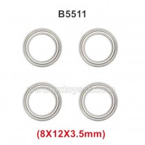 REMO 1635 Smax Parts Ball Bearings (8X12X3.5mm) B5511