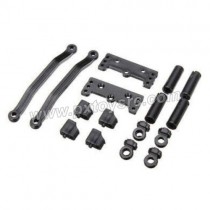 HBX 2078B spare parts-Rudder Base+Shock Absorber Lower Sleeve+Steering Rod 24963