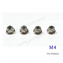 ENOZE RC Car M4 Nylor Nut P88063 For 9000E 9002E