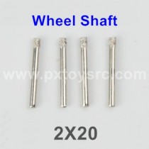 Pxtoys 9306E RC Car Parts 2X20 Wheel Shaft P88015