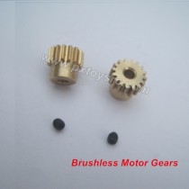 HBX Dune Thunder 12891 Parts Brushless Motor Pinion Gears 16T+Set Screws 3X3mm 12528