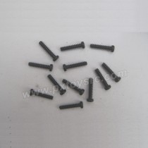 HBX 12889 Thruster Parts 2.6X12mm Round Head Self Tapping Screws S161