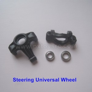 Pxtoys 9307E RC Car Parts Steering Universal Wheel (With Bearing) PX9300-10