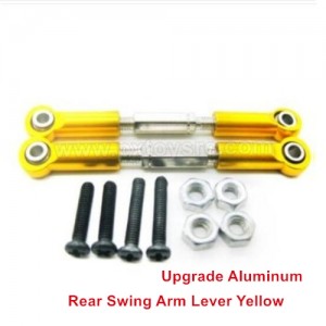 LC Racing EMB 1/14 Car upgrade Metal Rear Swing Arm Lever Yellow