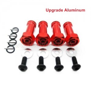 wltoys 144001 upgrade Wheel Axle Extension Coupling Red