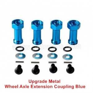 LC Racing EMB 1/14 Upgrade Metal Wheel Axle Extension Coupling Blue