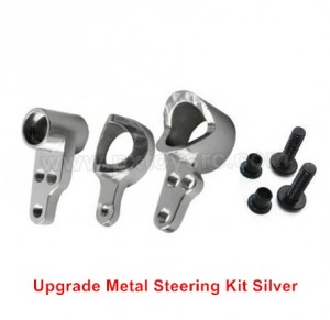 wltoys 144001 upgrades Metal Steering Kit Silver